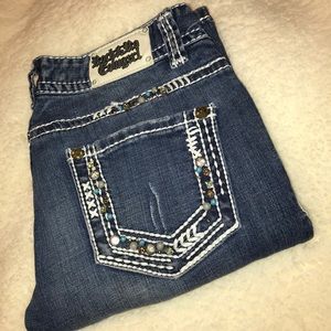 Rock&Roll Cowgirl Low Rise BootCut Jeans Size29x34